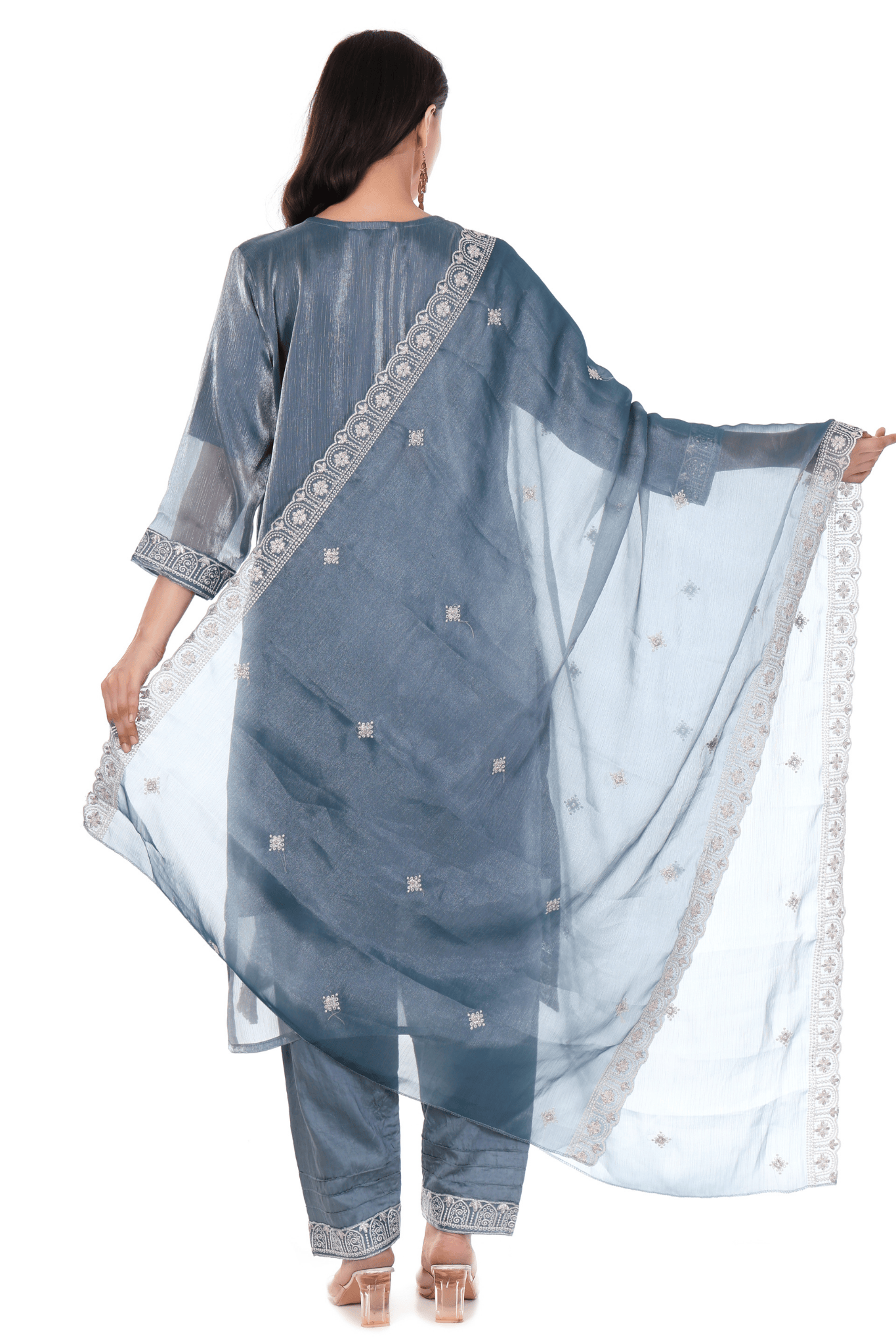 Blue Pakistani heavy suit