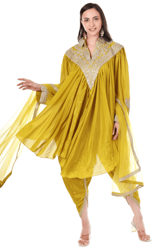 Kaftan Dhoti flowy set