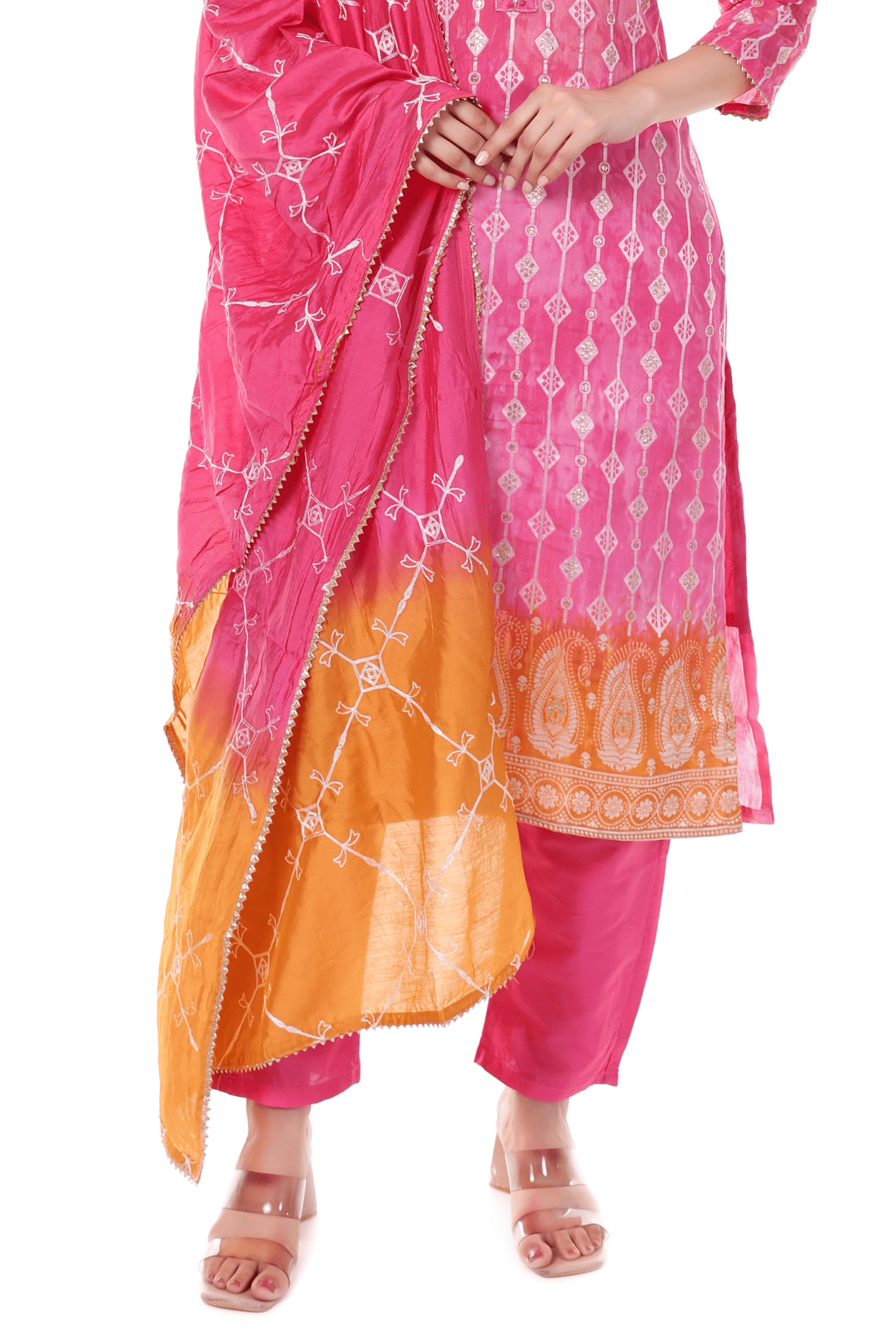 Pink Orange Heavy suit