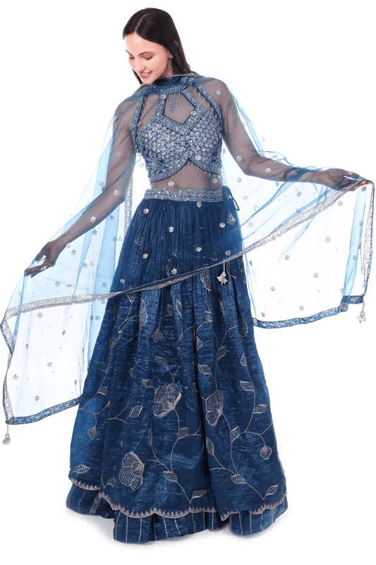 Blue Lahenga set