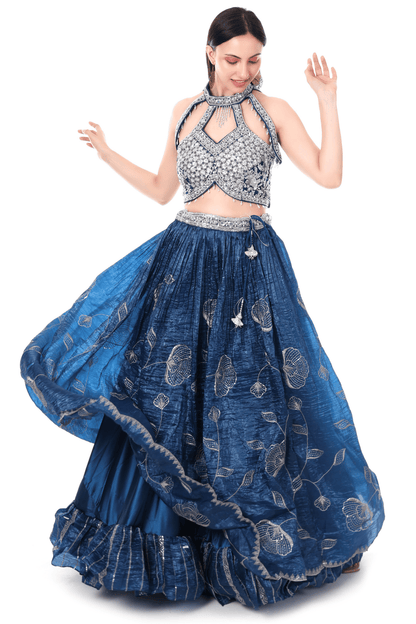 Blue Lahenga set