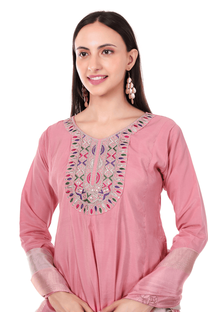 Anarkali with Digital printed Dupatta