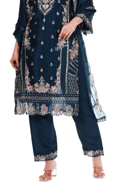 Royal Blue Pakistani suit
