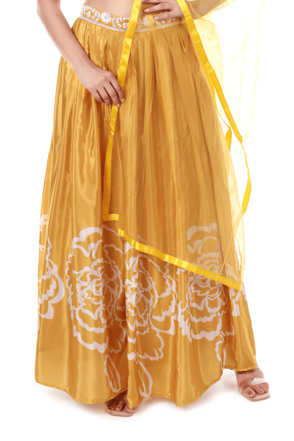 Yellow haldi plazo set