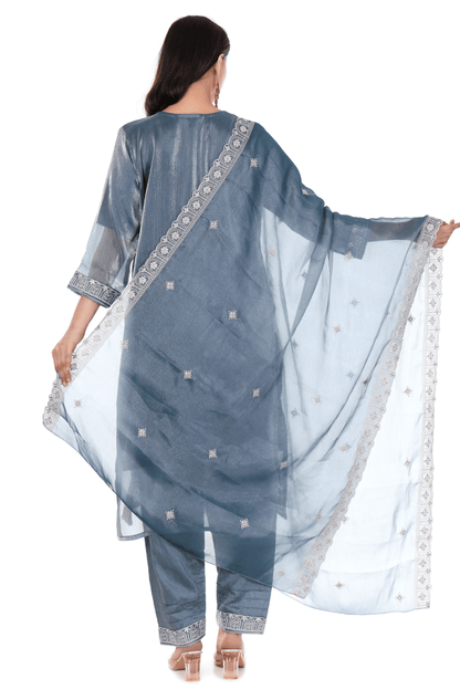 Blue Pakistani heavy suit