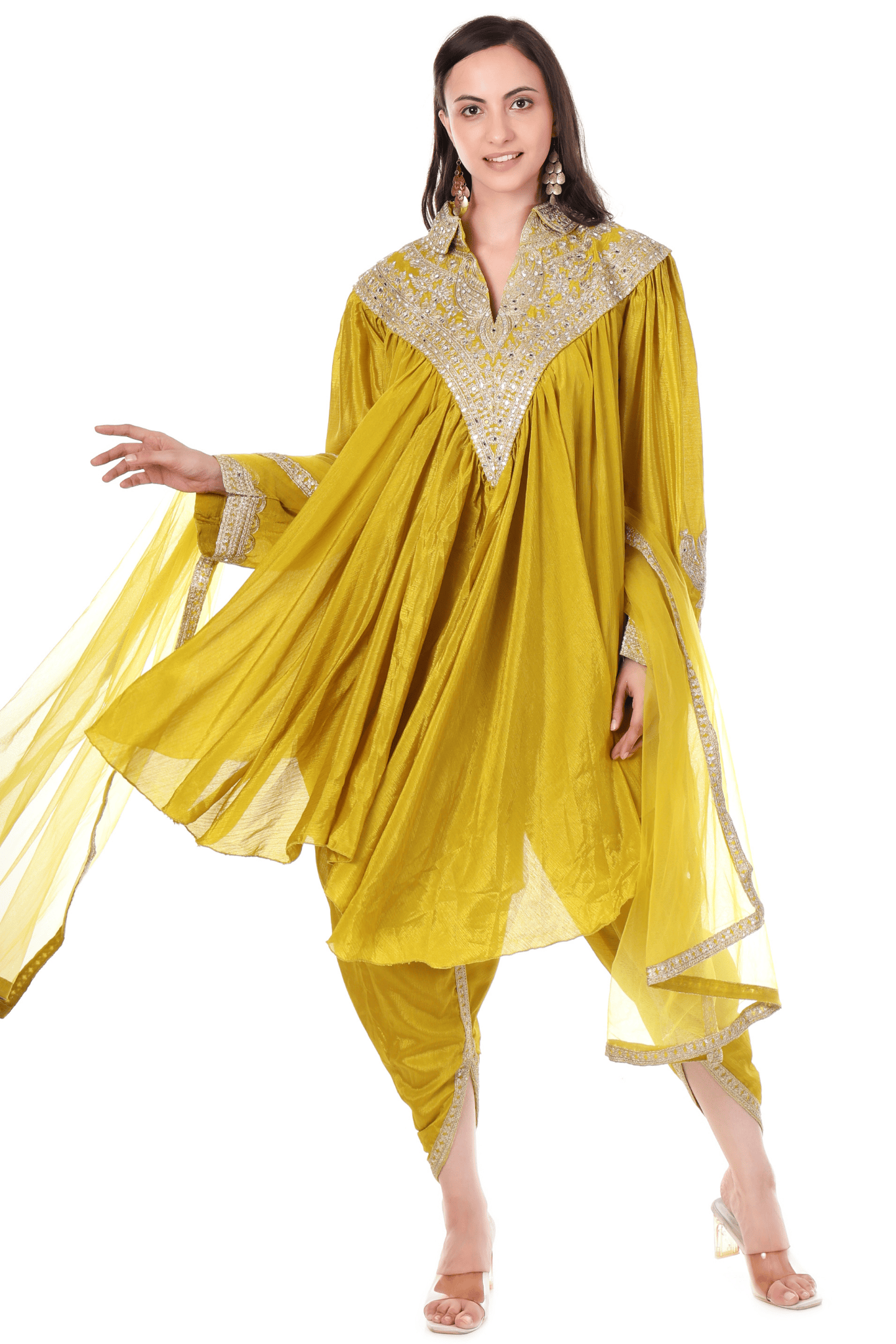 Kaftan Dhoti flowy set