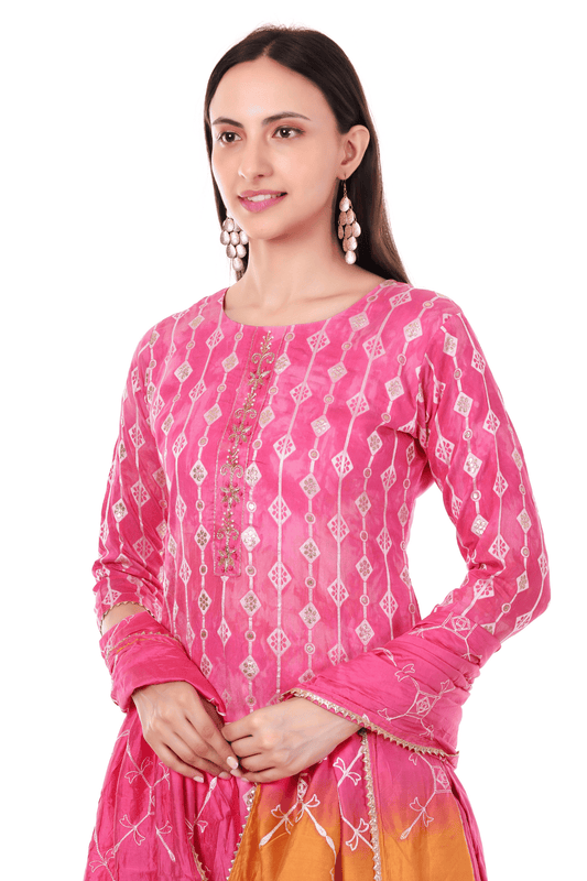 Pink Orange Heavy suit