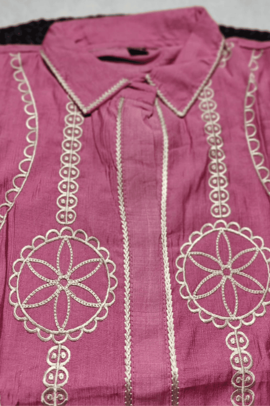 Blush Pink plazo co-ord set