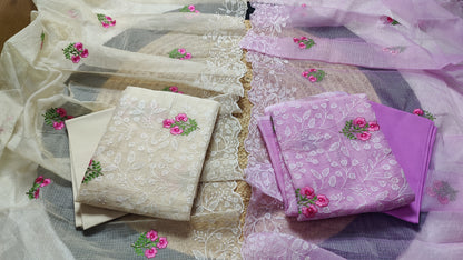 Kota Doria - Embroidered