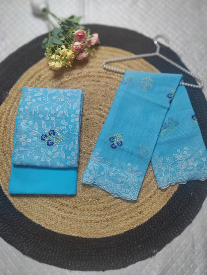 Kota Doria - Embroidered