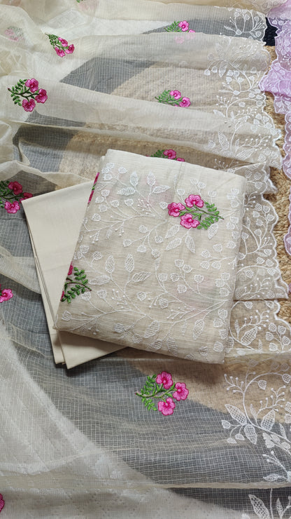 Kota Doria - Embroidered