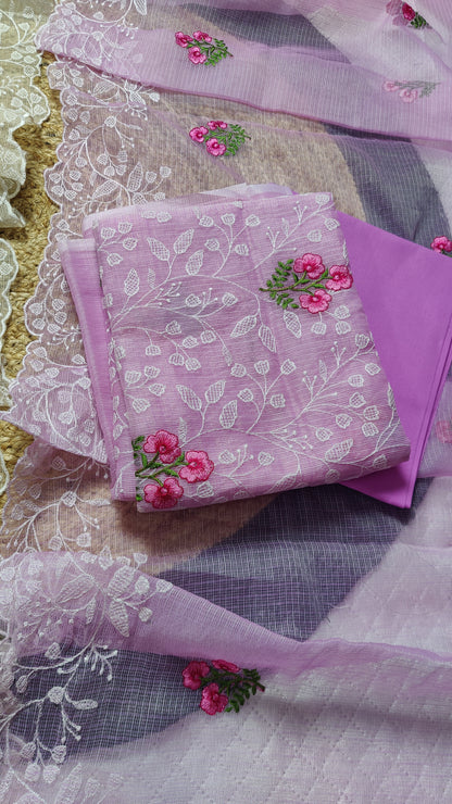 Kota Doria - Embroidered