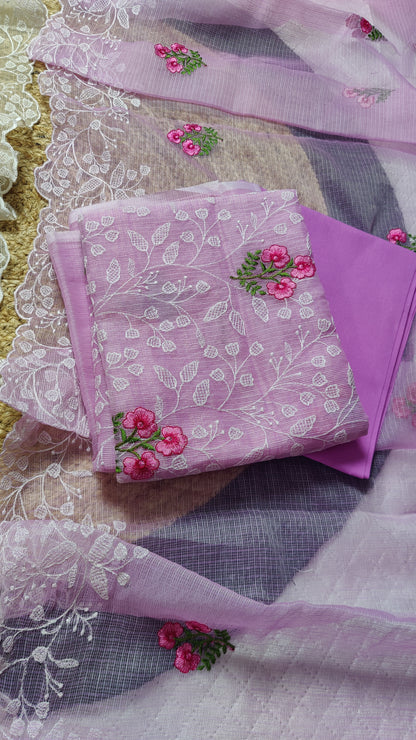 Kota Doria - Embroidered