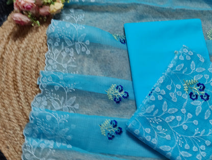 Kota Doria - Embroidered