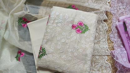 Kota Doria - Embroidered