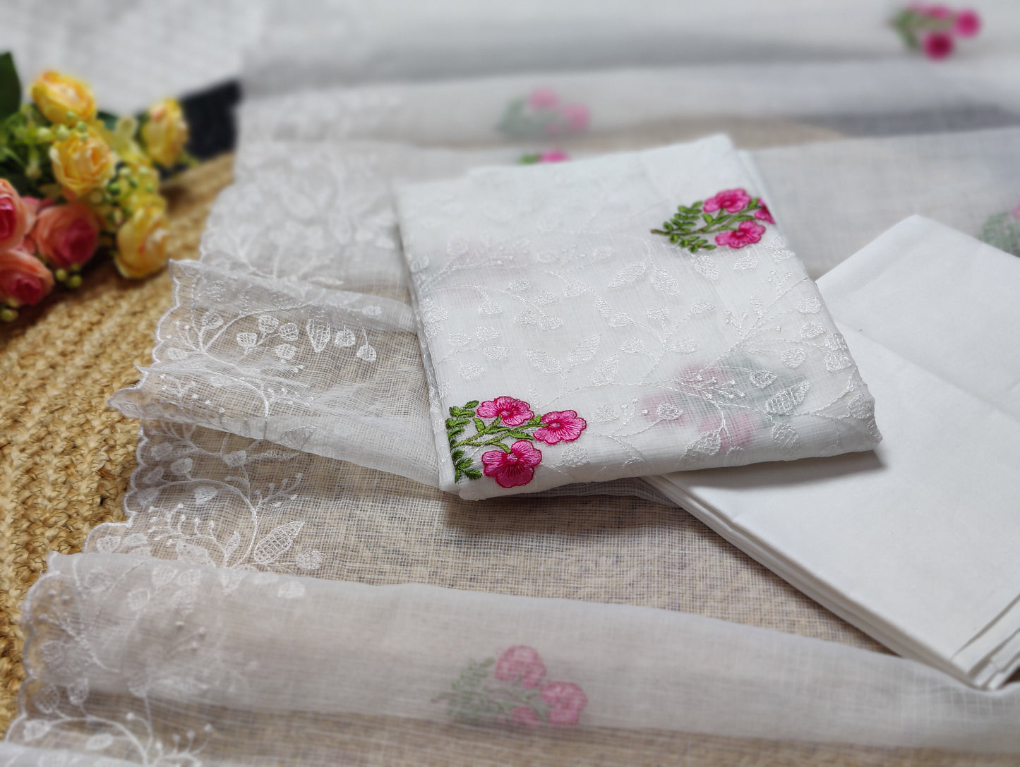 Kota Doria - Embroidered