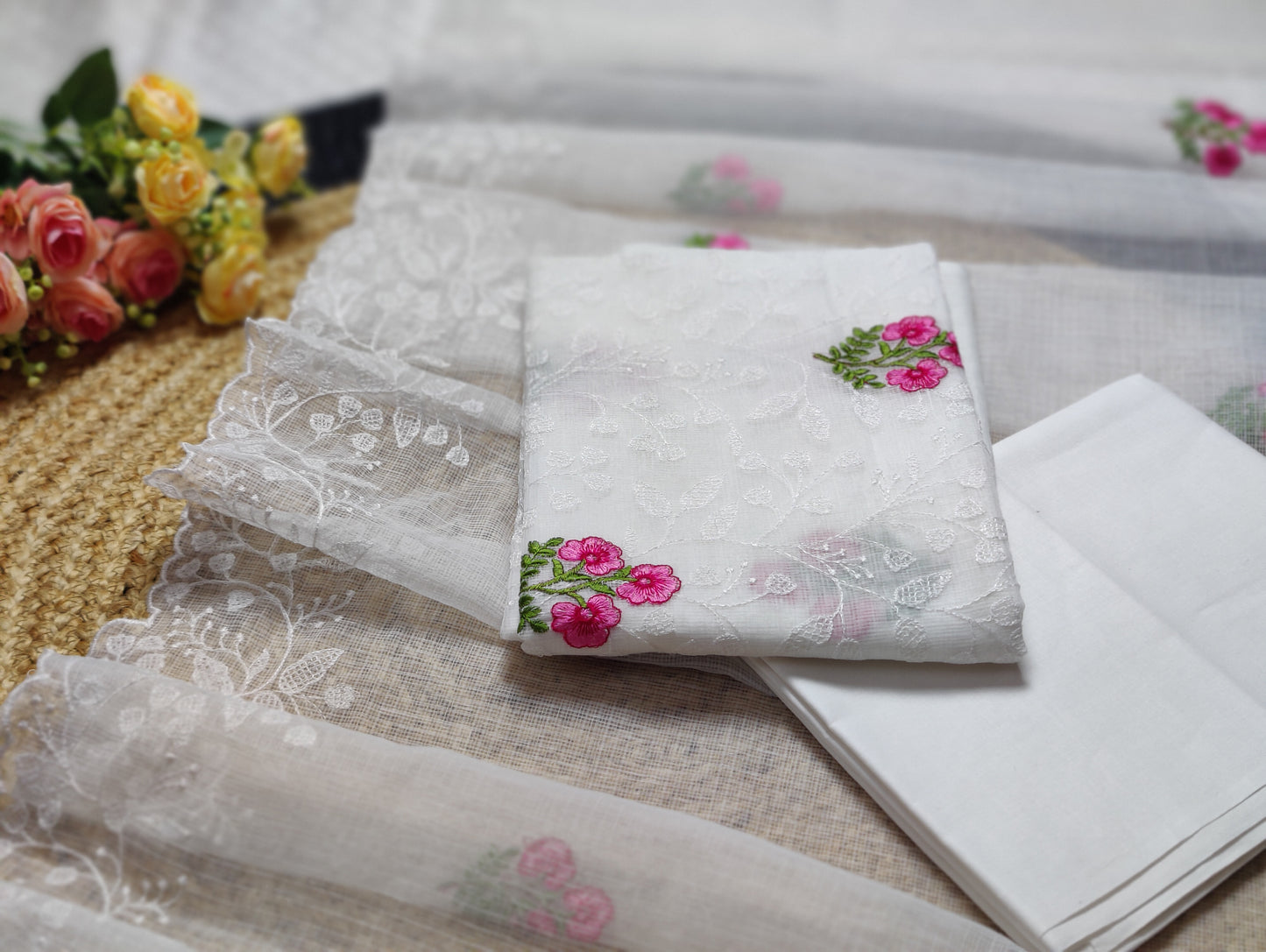 Kota Doria - Embroidered