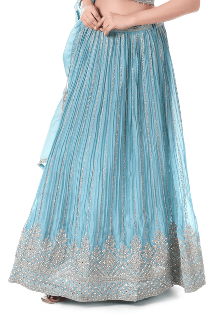 Blue Lahenga set
