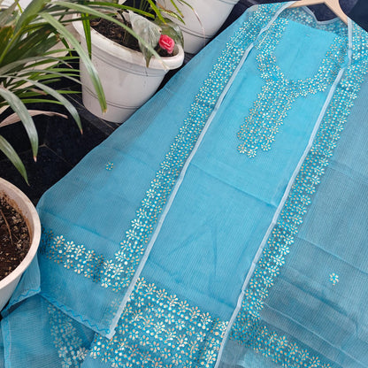 Gotta Patti Kota Doria Dress Material